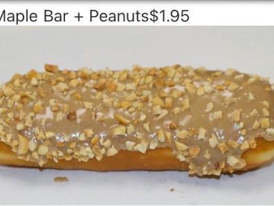 Maple Bar w/ Peanuts