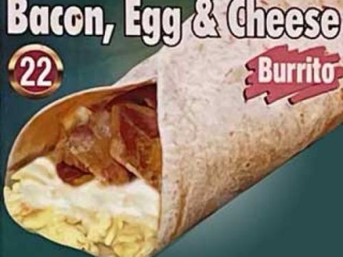 Burrito, Bacon, Egg & Cheese