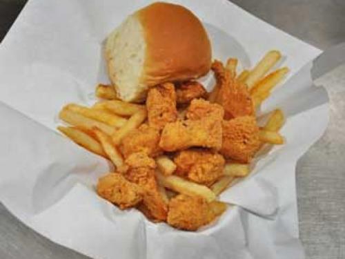 Chicken Nugget, Fries & Roll