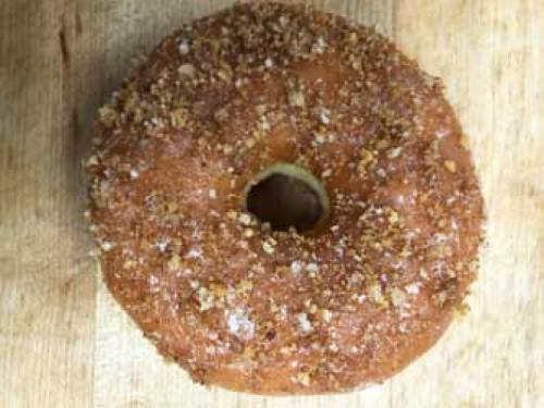 Raised Ring Glaze w/ Crump  Donut