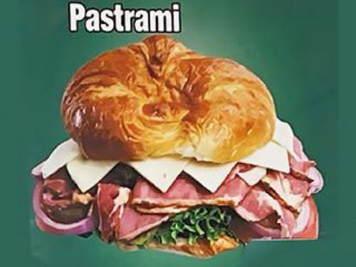Pastrami Croissant Sandwich