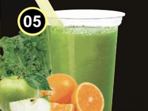 $5 Kale apple orange