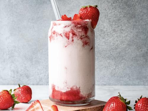 strawberry milk tea