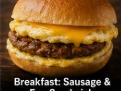 Breakfast: Sausage & Egg Sandwich