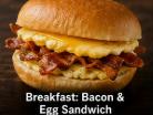 Breakfast: Bacon & Egg Sandwich