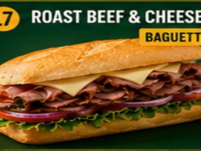 Roast beef & cheese