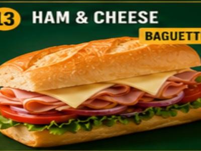 Ham &  cheese Sandwich