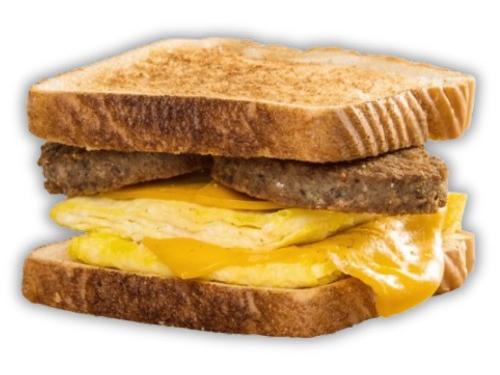 #25 Sausage, Egg, & Cheese Toast