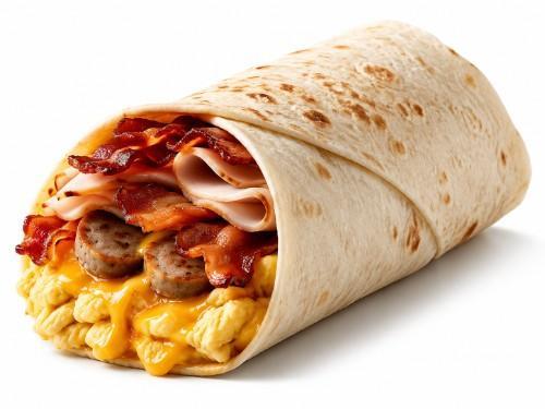 Burrito, Ham, Egg & Cheese