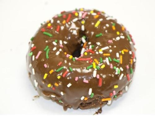 Chocolate Devil Food Cake w/ Rainbow sprinkle