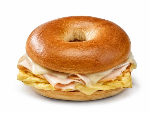 Bagel turkey, egg & cheese