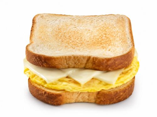 Toast turkey, egg & cheese