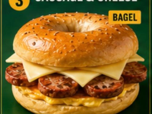 Bagel Sausage & cheese