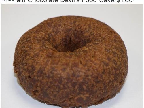Plain chocolate cake